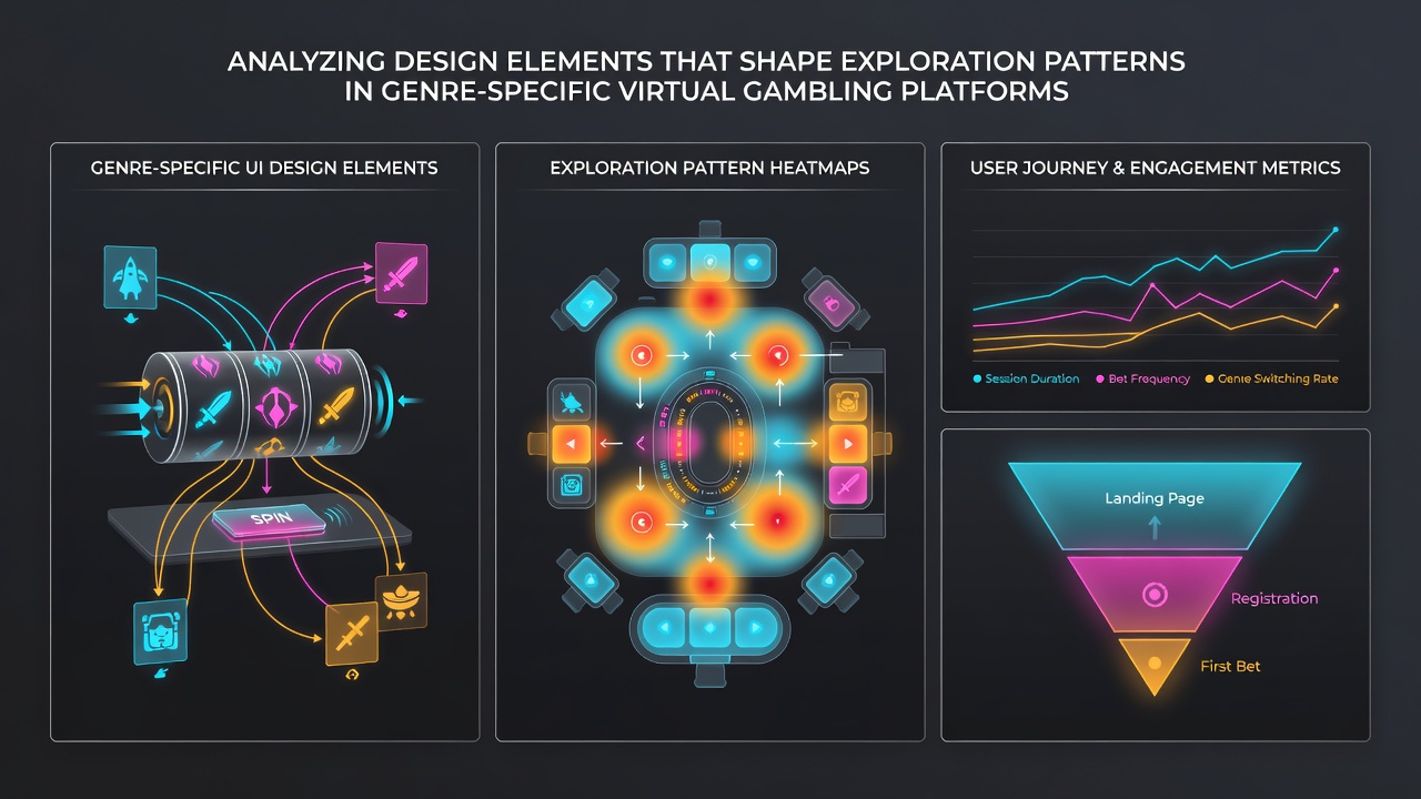 Screenshot-style view of progressive discovery mechanics and embedded navigation tools in specialized virtual casino interfaces