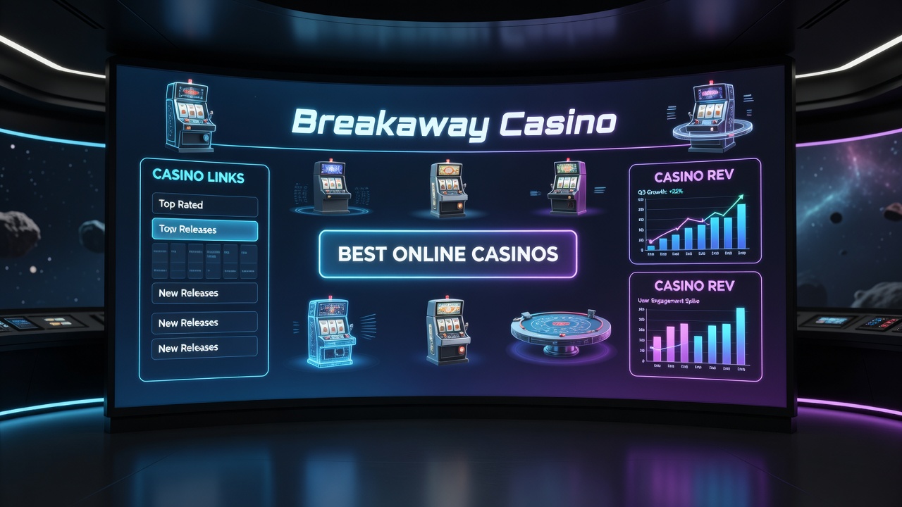 Detailed view of casino directory listings featuring Breakaway and Scifi entries with review highlights
