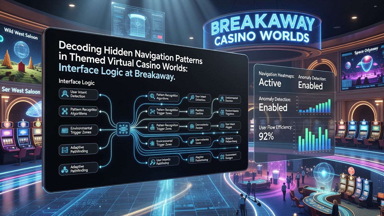 Detailed view of Scifi platform interface with radial navigation and thematic elements