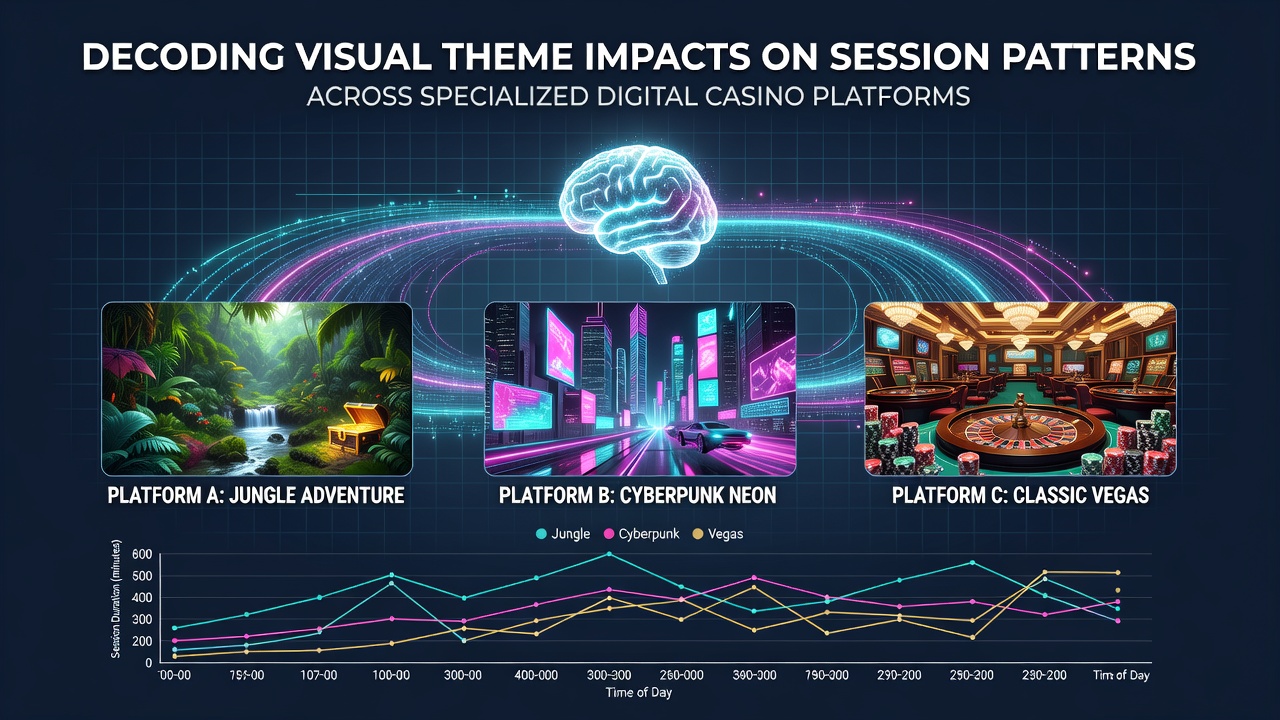 Visual analysis of theme elements influencing player navigation in digital casino environments
