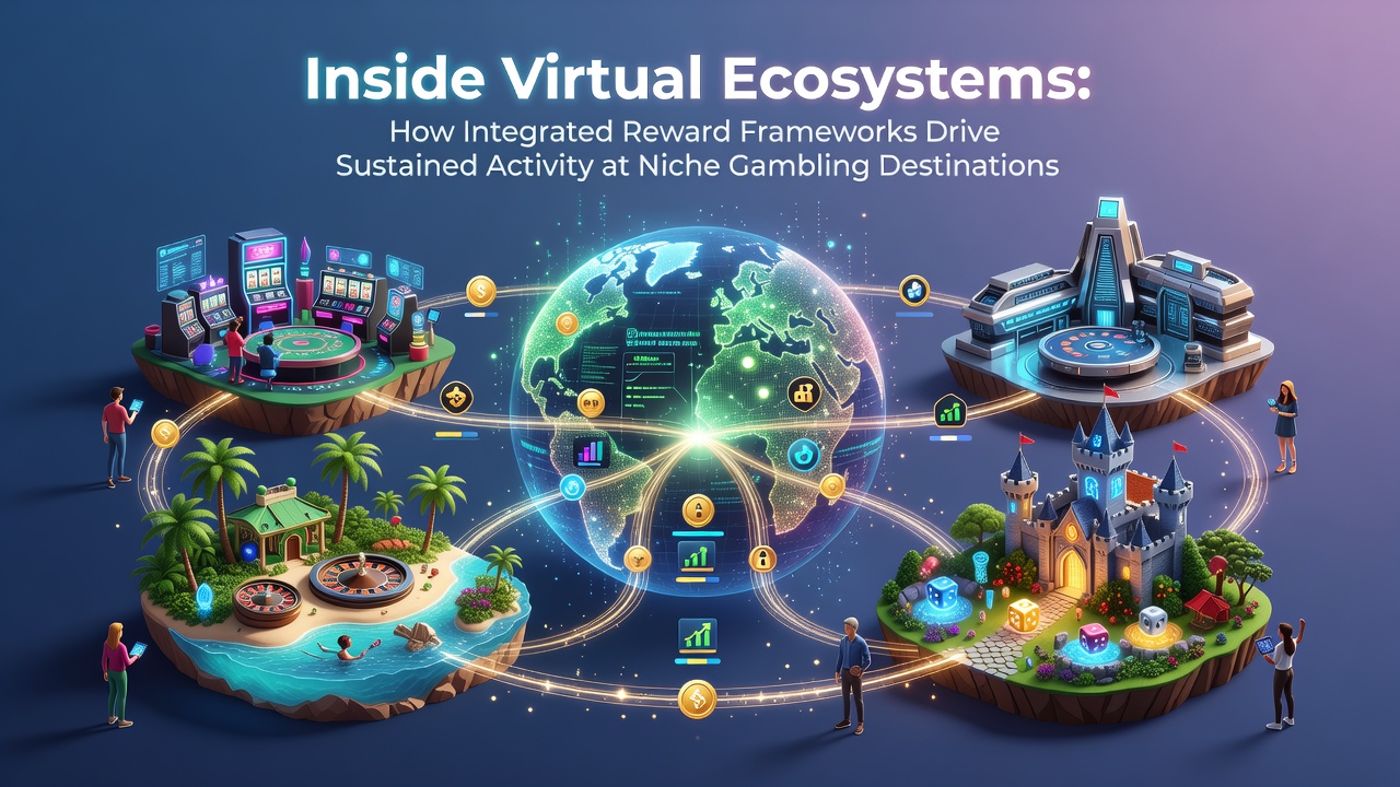 Detailed view of interconnected virtual reward pathways in specialized online gaming environments
